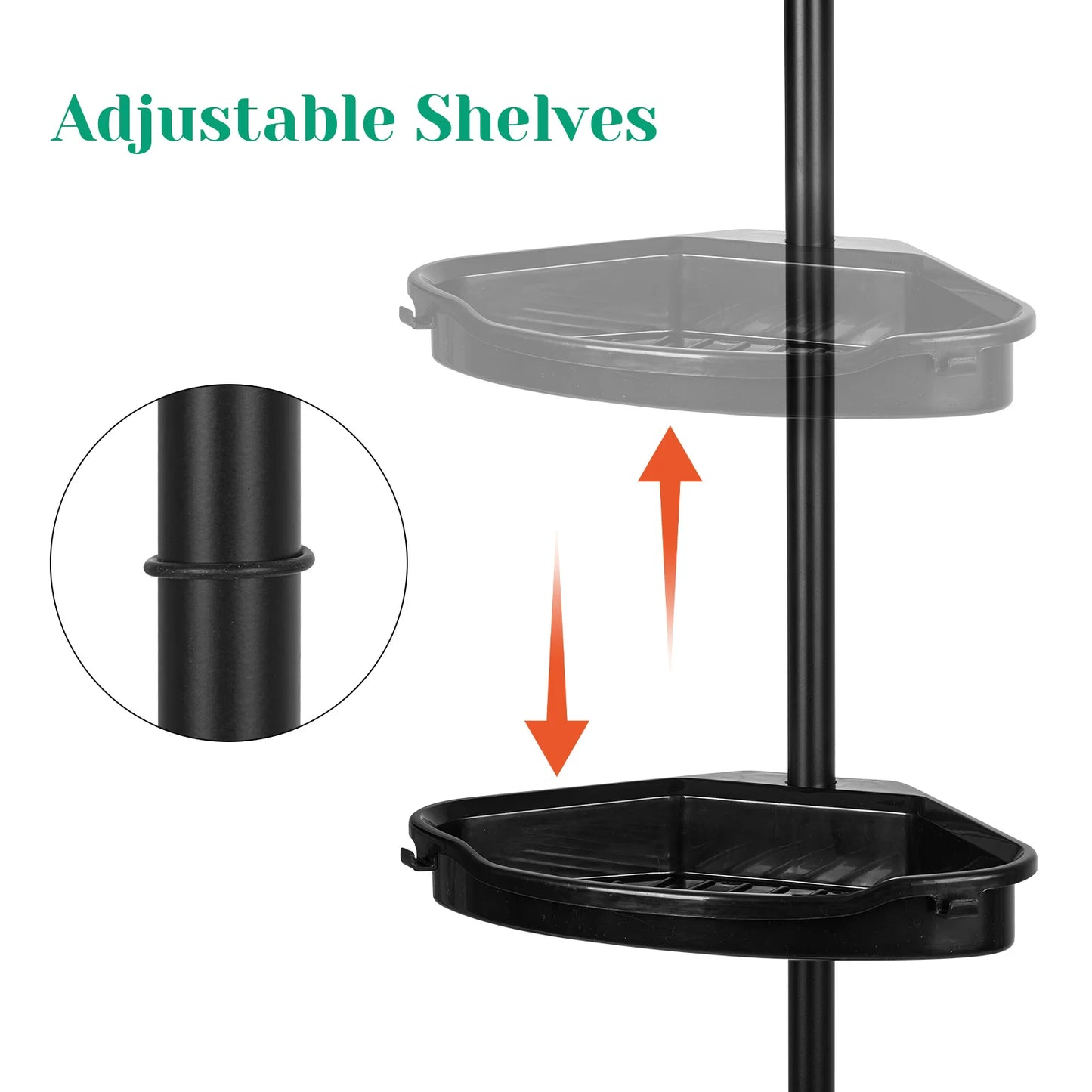 Tension Pole Shower Caddy
