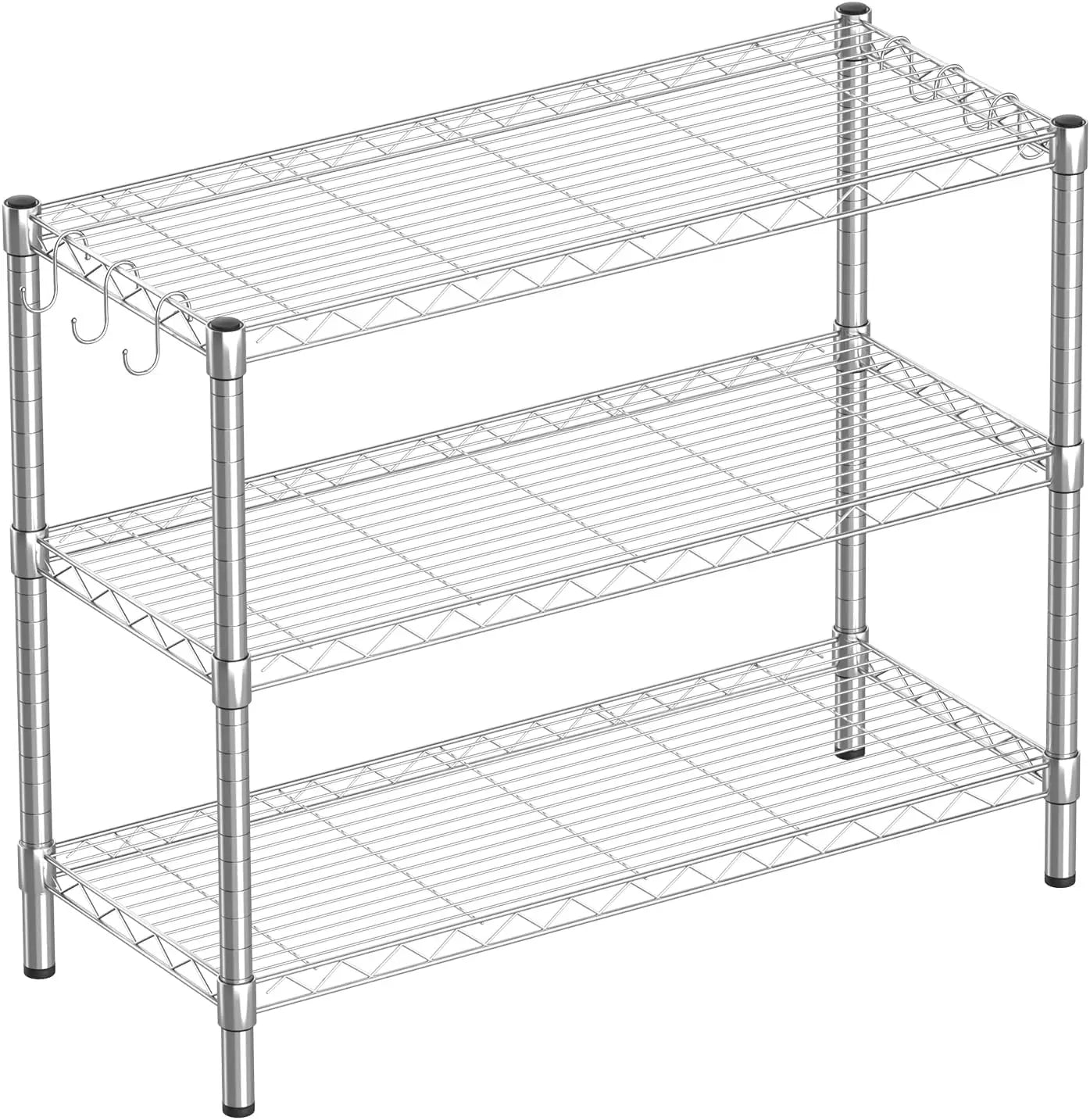 3 Tier Adjustable Wire Shelves