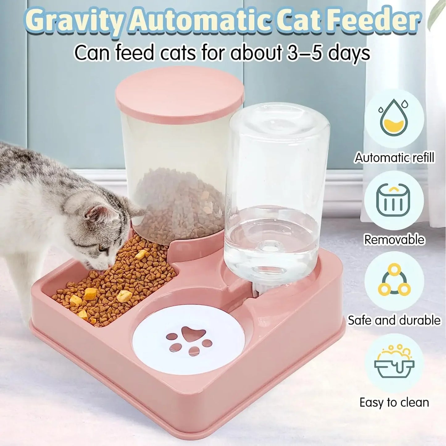 2 In 1 Gravity Feeder AND Water Dispenser