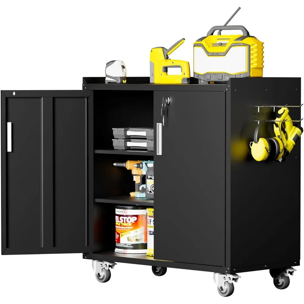 Lockable Heavy Duty Metal Tool Cabinet