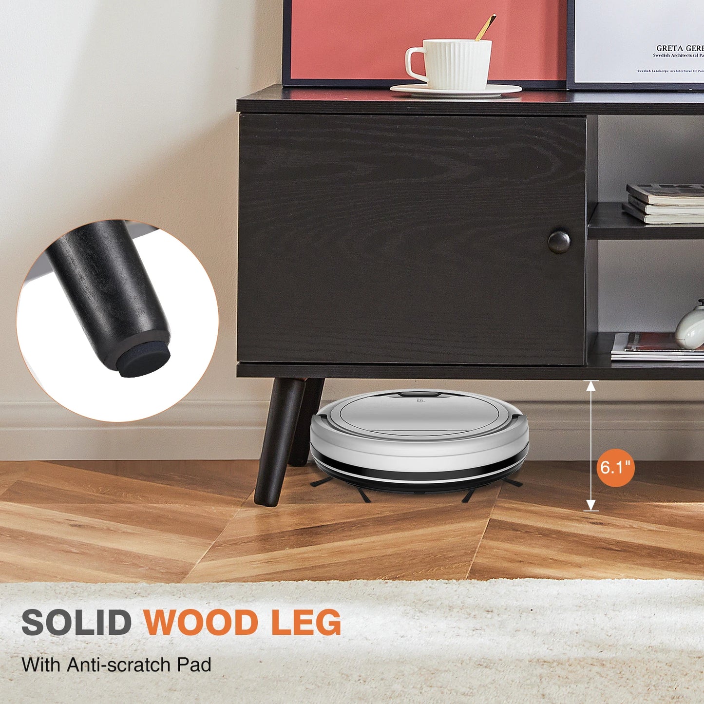 Entertainment Center with Adjustable Shelves