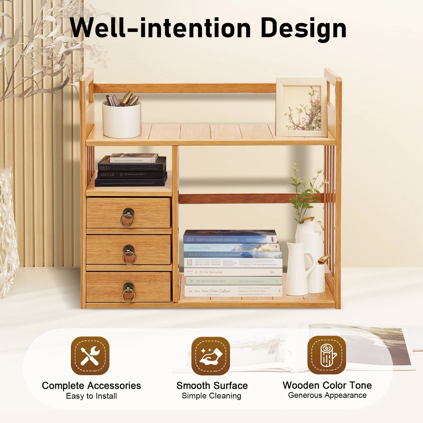 Desktop Organizer with Drawers