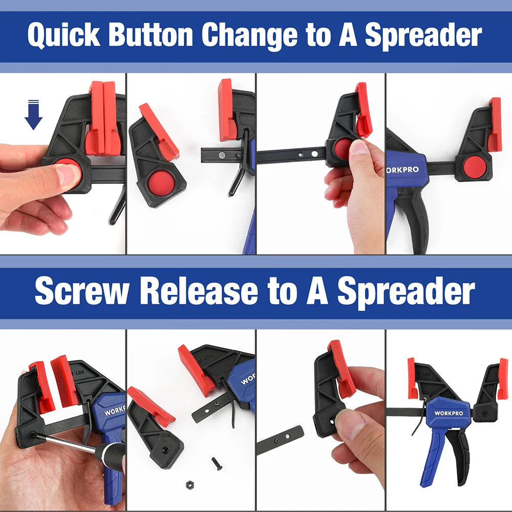 4 Piece Bar Clamp Set