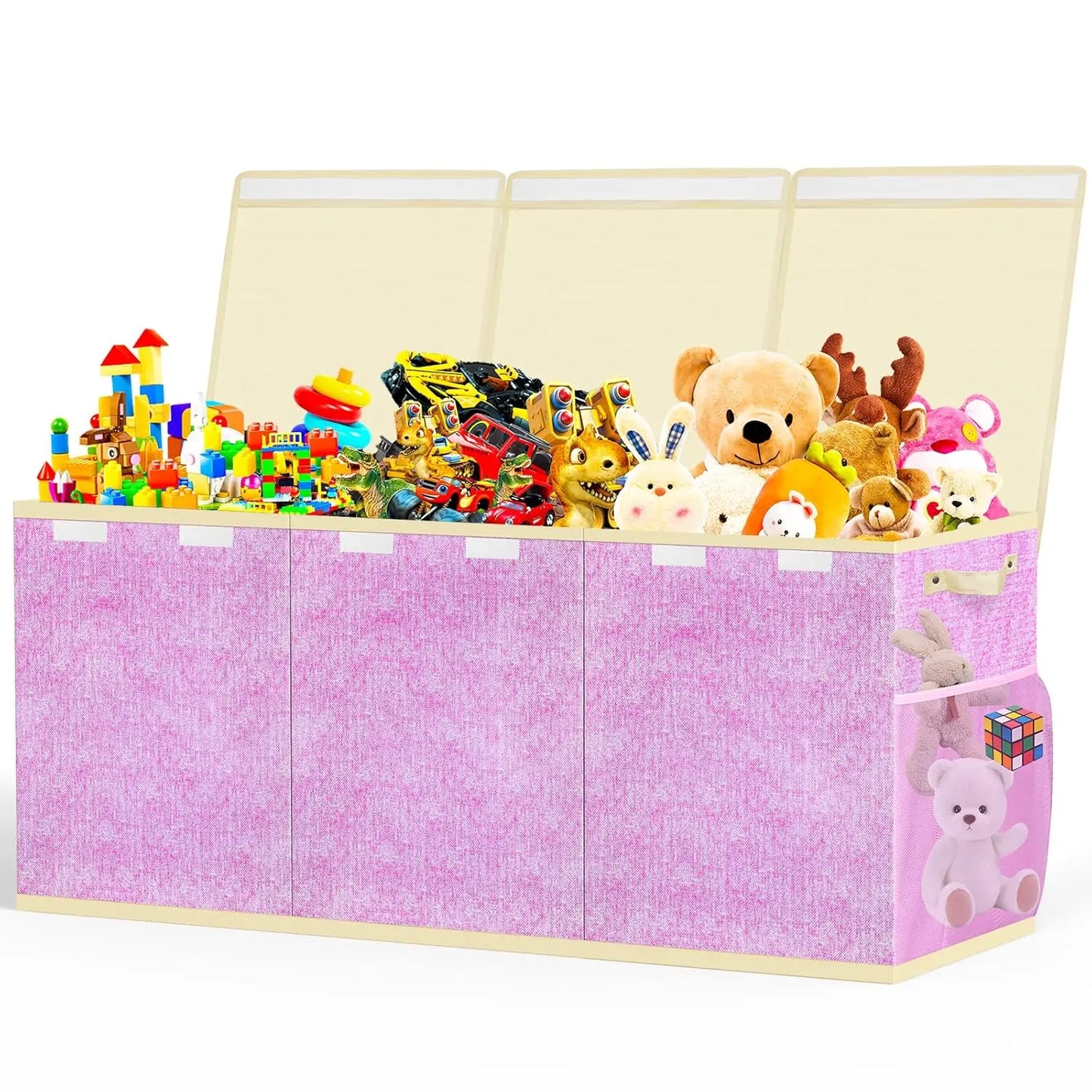 Extra Large Toy Box With Storage Organizers