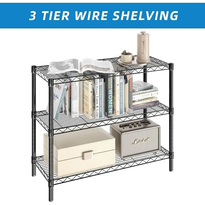 3 Tier Adjustable Wire Shelves