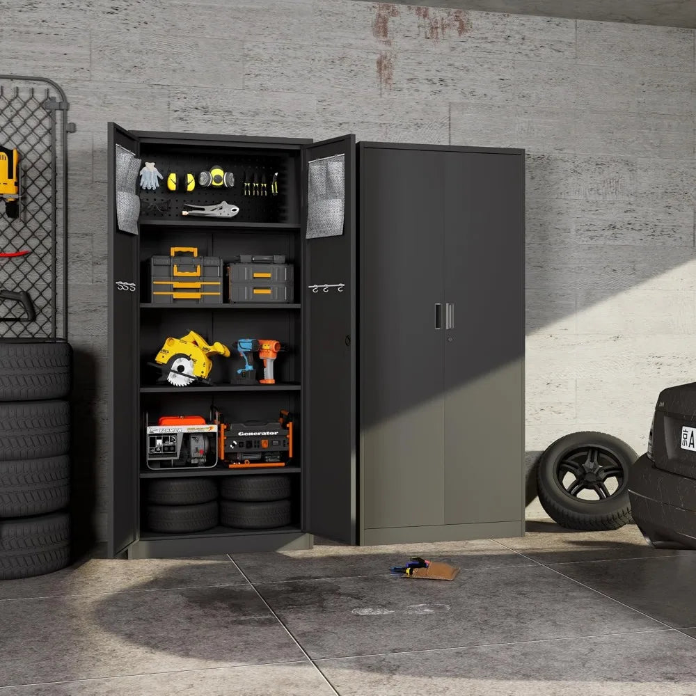 Lockable Heavy Duty Metal Tool Cabinet