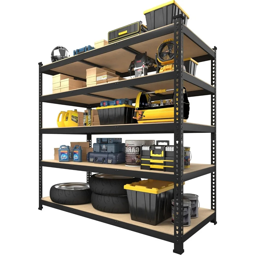 5 Tier Heavy Duty Adjustable Garage Storage Shelving