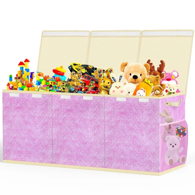 Extra Large Toy Box With Storage Organizers