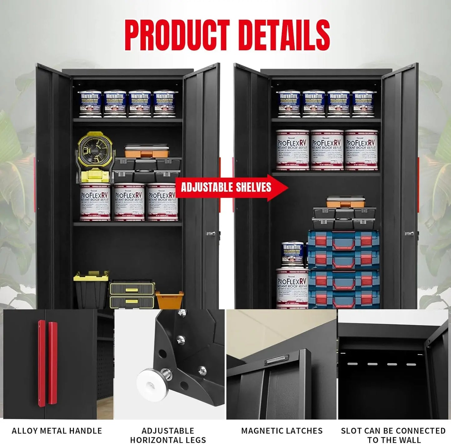 8-Pcs Workshop Cabinet