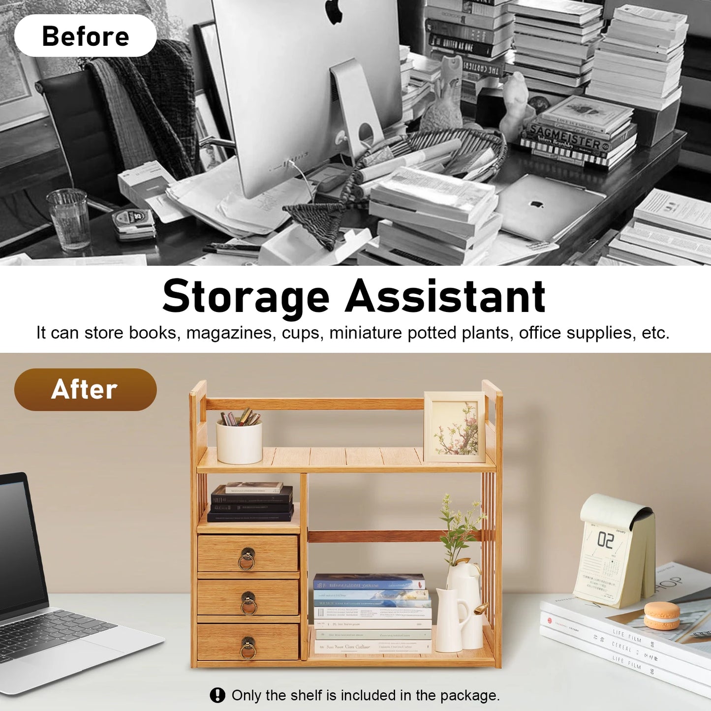Desktop Organizer with Drawers