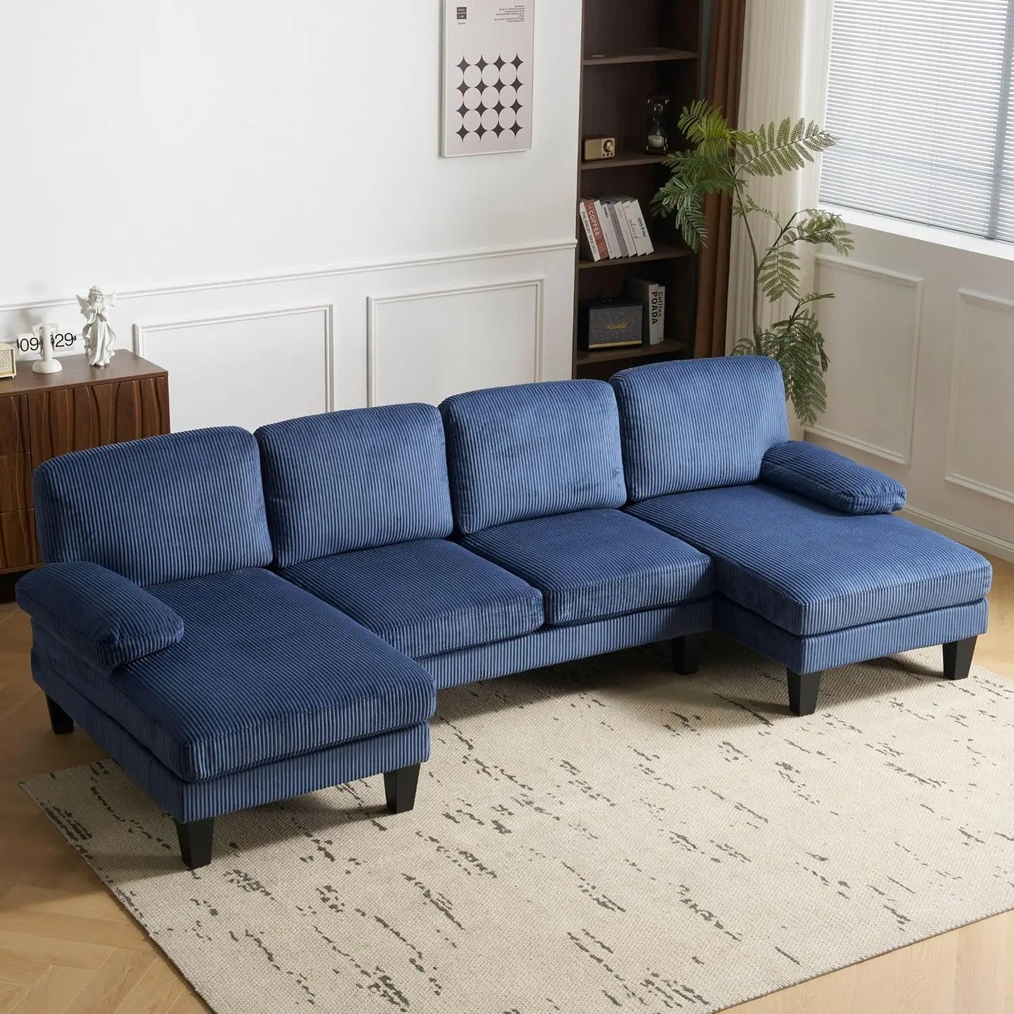 U Shape Couch with Double Chaise