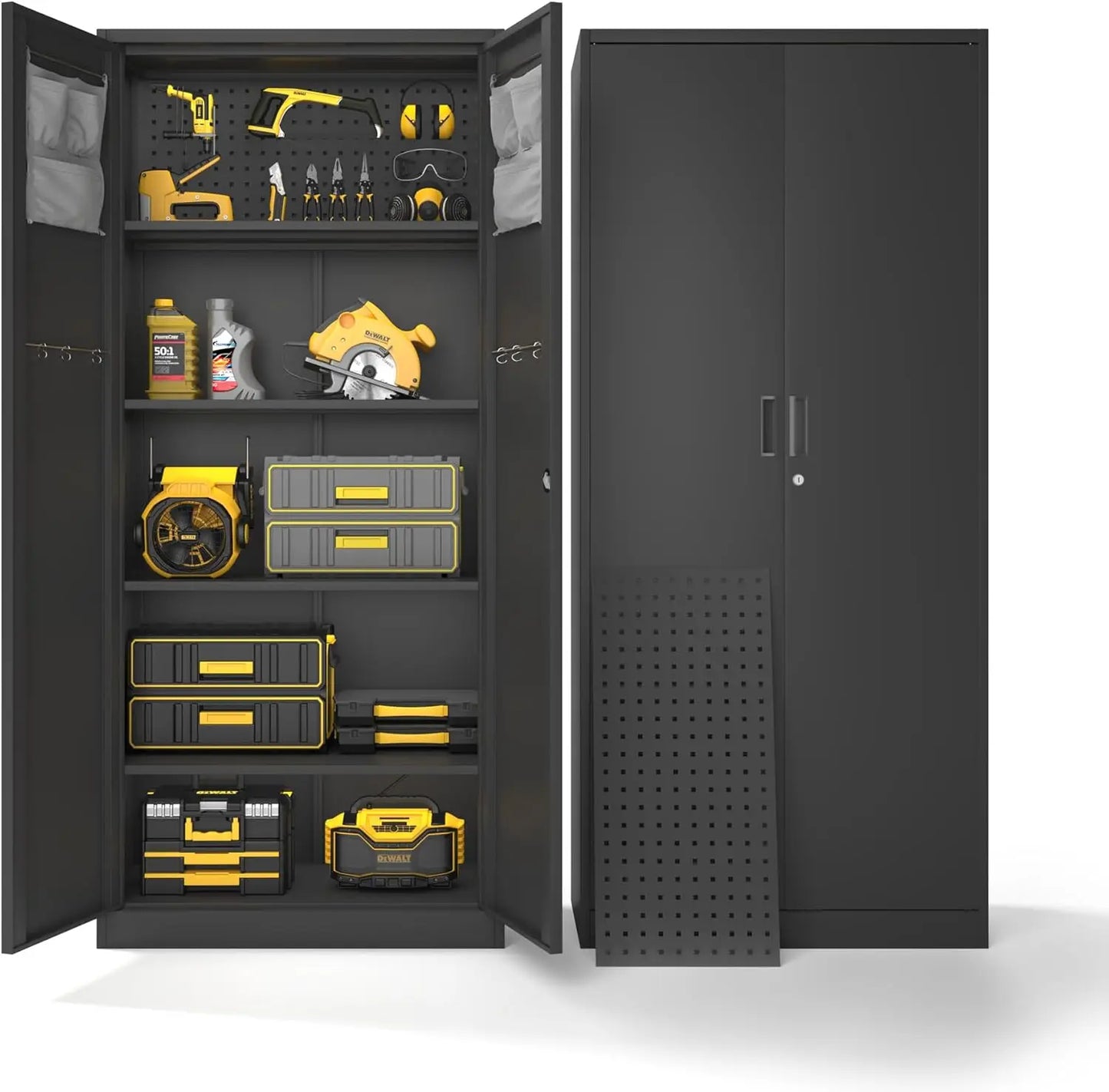 Lockable Heavy Duty Metal Tool Cabinet