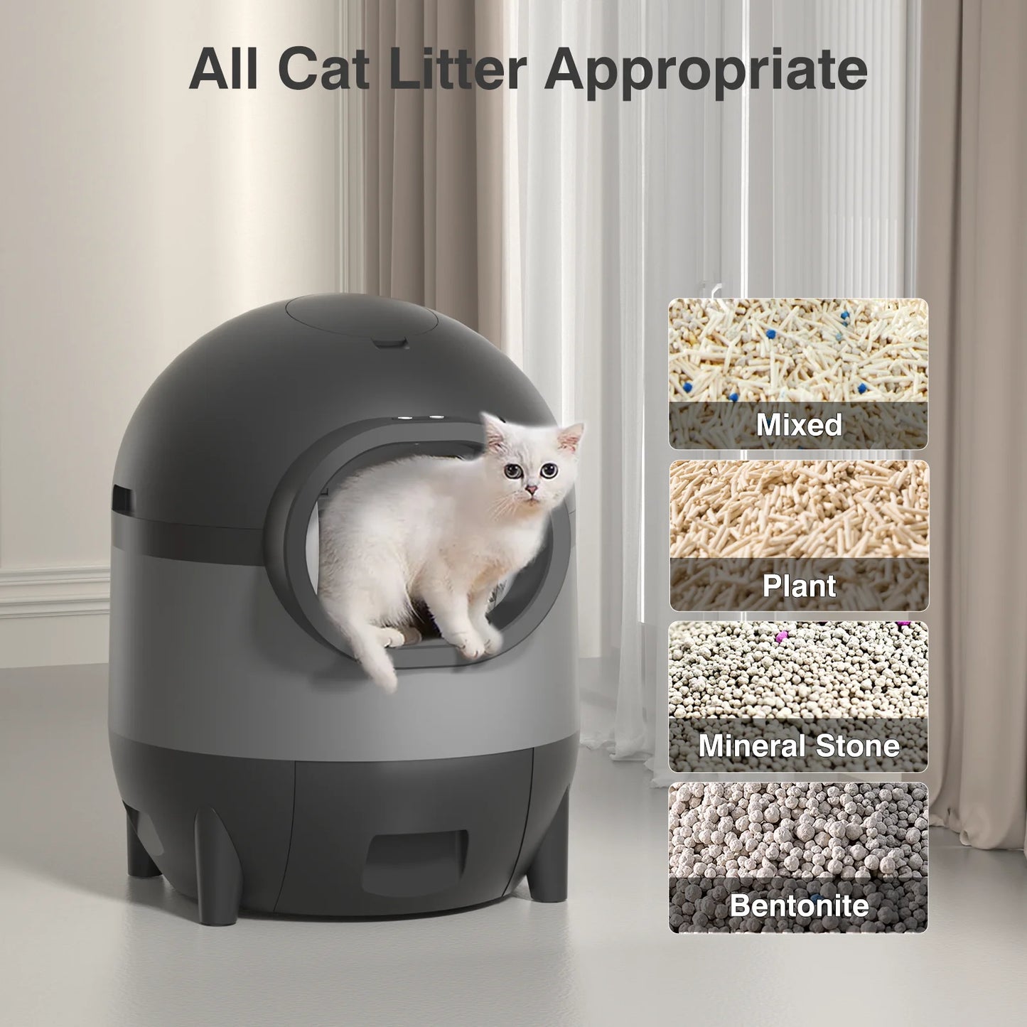 Self-Cleaning Automatic Cat Litter Box