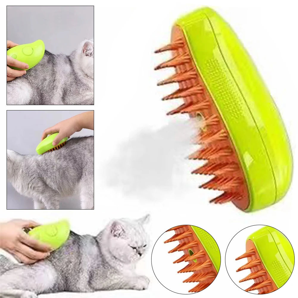3 In 1 Self Cleaning Steam Grooming Brush
