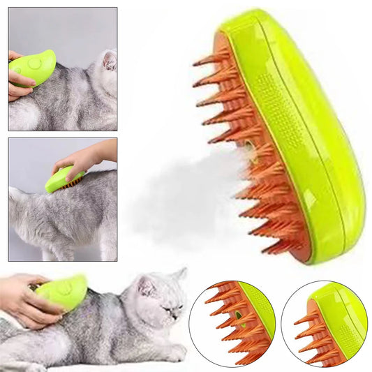 3 In 1 Self Cleaning Steam Grooming Brush