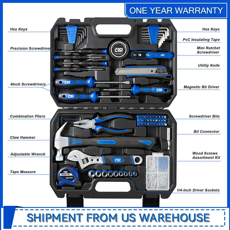 160-Piece Portable Tool Kit