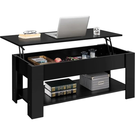 Lift Top Coffee Table with Hidden Compartment