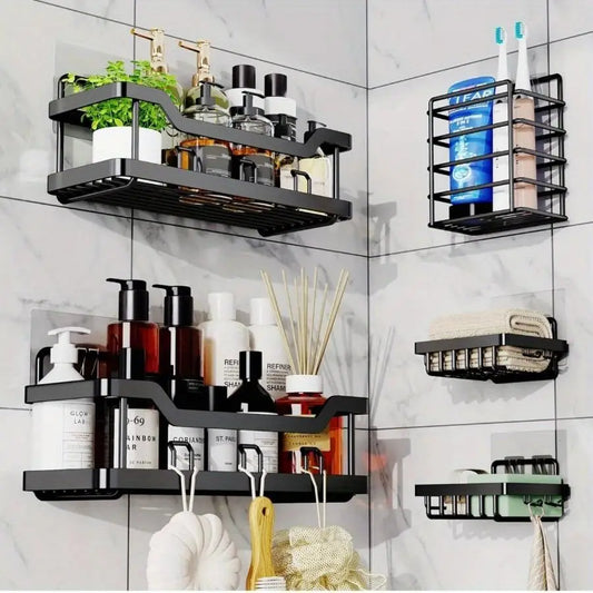 Adhesive Shower Caddy with No Drilling