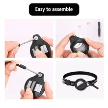 Adjustable Cat Collar w/ AirTag Slot And Reflective Strips