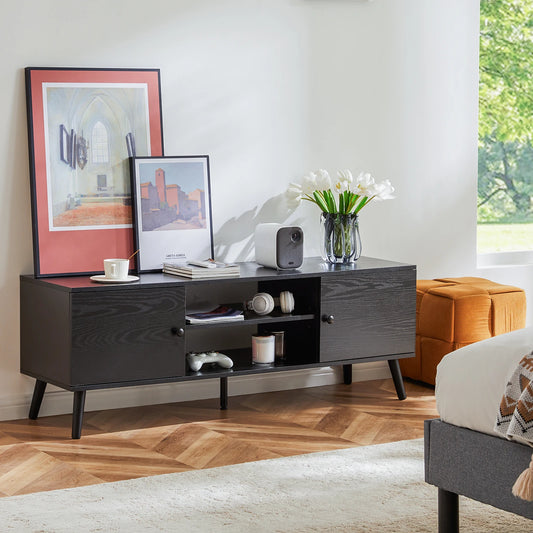 Entertainment Center with Adjustable Shelves
