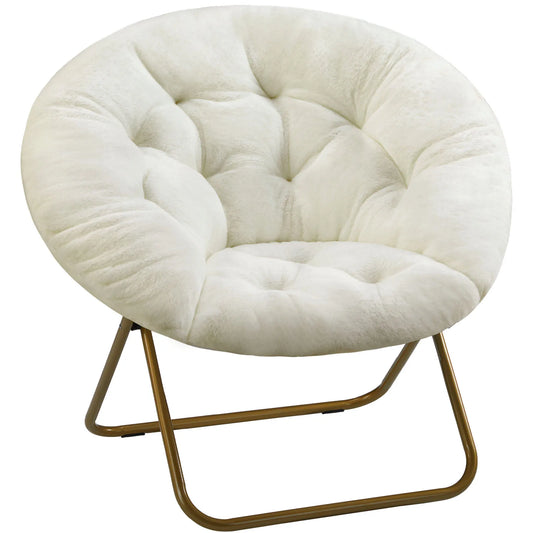 Cozy Folding Saucer Chair