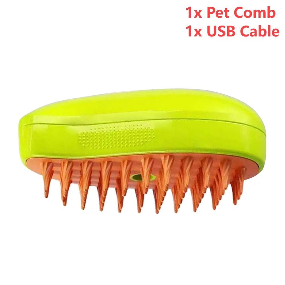 3 In 1 Self Cleaning Steam Grooming Brush