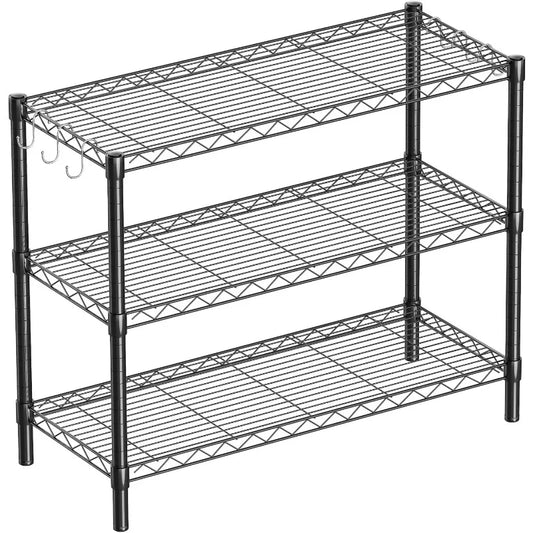 3 Tier Adjustable Wire Shelves