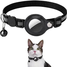 Adjustable Cat Collar w/ AirTag Slot And Reflective Strips