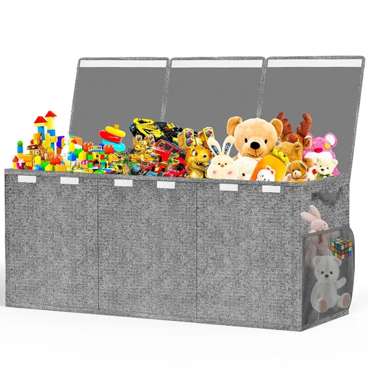 Extra Large Toy Box With Storage Organizers