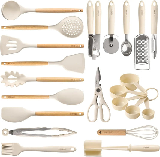 22pcs Silicone Cooking Utensils Set