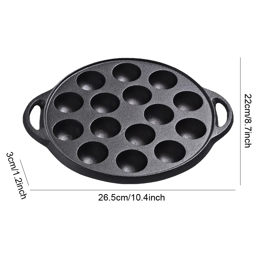 15 Hole Cast Iron Mold Tray