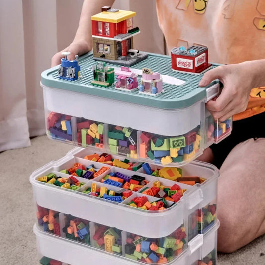 Stackable Transparent Toy Storage Box